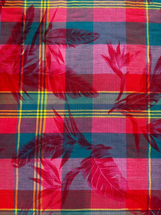Vintage Overprinted Yarn Dye - Plaid and Designs